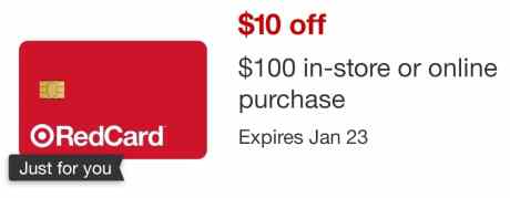 Target RedCard offer