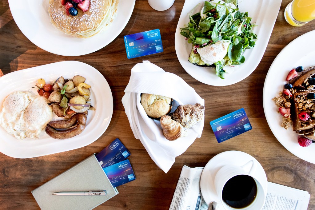 earn Hilton Free Night Rewards with credit cards