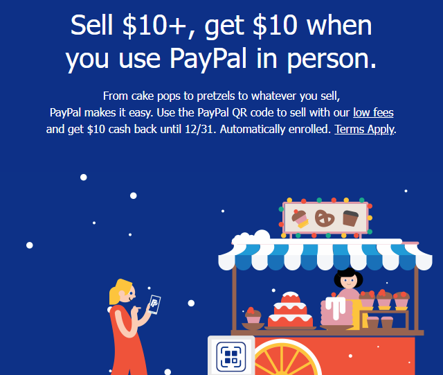 PayPal sell QR Code
