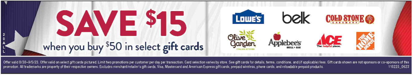 Food City gift card deal