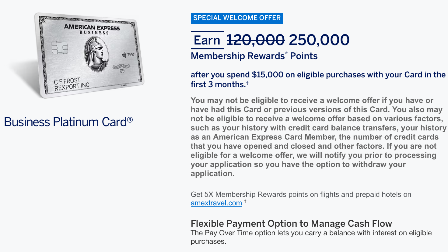 Amex Business Platinum Offering Up to 250K Bonus, Plus How to Find It
