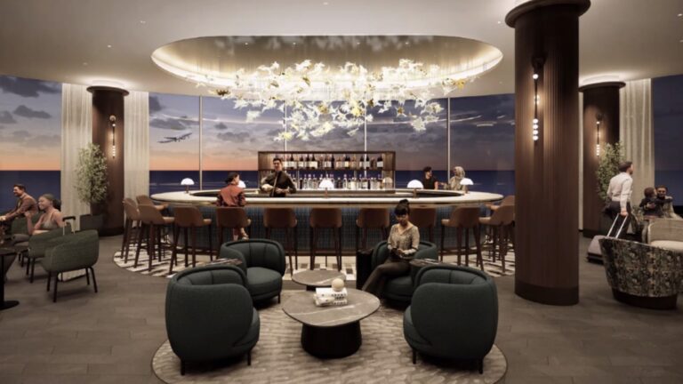 Two-Story Amex Centurion Lounge Opening at Boston Airport