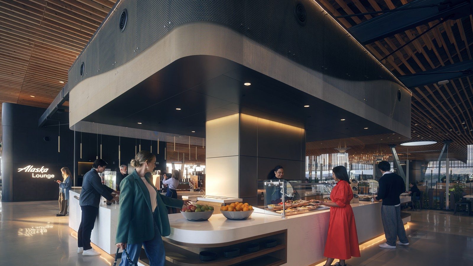 Image for Alaska Airlines Opens New Premium Lounge at Portland Airport